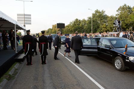 vertrek koningin en prins philip